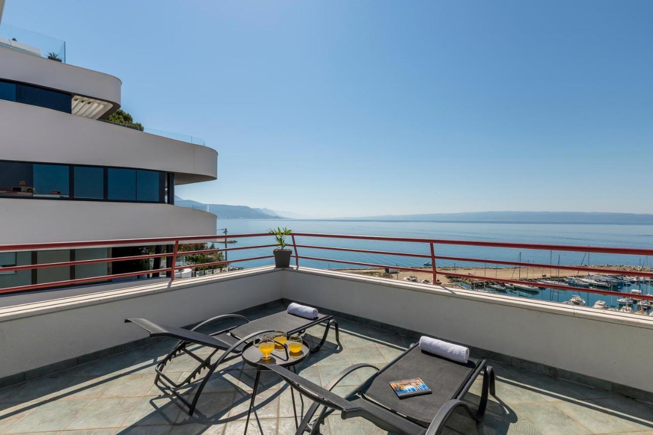 Apartamento Seaside Penthouse With Hot Tub Sky Living Split Exterior foto